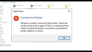 Fixed shared printer couldnt connect the printer in windows 10 11 [upl. by Byrann]