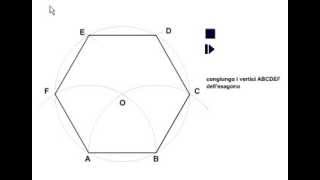 costruzione dellesagono dato il lato [upl. by Hendrickson]