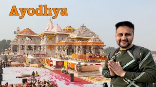 Ayodhya Vlog with Complete Information  Ayodhya Ram Mandir darshan  Travel with Ashish [upl. by Nnylav]