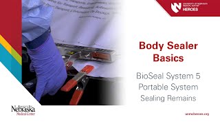 Body Sealer Basics BioSeal System 5 Portable System  Sealing Remains [upl. by Carberry]