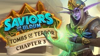 TOMBS OF TERROR Heroic Ch 3 Elise amp the Bat of Death  Saviors of Uldum  Hearthstone [upl. by Oguh197]