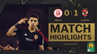 HIGHLIGHTS  Simba SC 🆚 Al Ahly FC  QuarterFinals 1st Leg  202324 TotalEnergiesCAFCL [upl. by Turino]