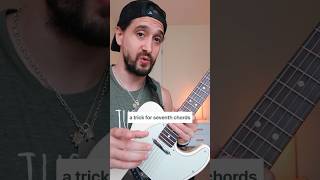 Guitar 7th Chords Made Easy Play amp Solo Trick [upl. by Nemracledairam]