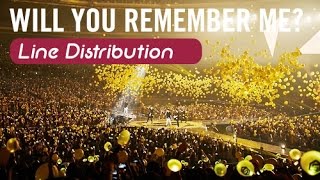 Line Distribution 기억해 줄래 Will You Remember Me  Sechs Kies [upl. by Trilbi]