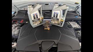 How to change oil on 2023  2024 Audi Q7 30T  DIY [upl. by Anined]