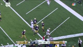 Notre Dame vs Georgia Tech Highlights [upl. by Barth]