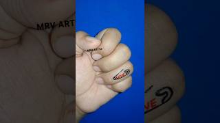 DIY safety Pin love tattoo 👌👌❤️❤️👌👌🧷 new shorts viral 2k24 amazing trending [upl. by Anaed183]