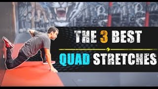 THE 3 BEST QUAD STRETCHES that 99 of people should be doing more often [upl. by Sinnylg675]