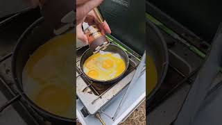 Camp Stove Eggs for Breakfast [upl. by Marcie]