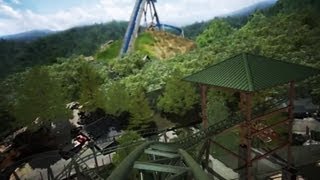 Vidéo onride pour FireChaser Express à Dollywood [upl. by Rolando]