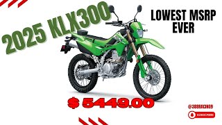 2025 KLX300 Lowest MSRP ever and a Trail Ride [upl. by Klecka]