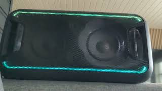 Bass test on my sony GTKXB5 HOME AUDIO SYSTEM 50100 VOLUME [upl. by Hailee233]