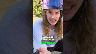 Why Andy Anderson Has A Shoe Lace Guard For His Pro Shoe skateboarding skateboard [upl. by Crista]