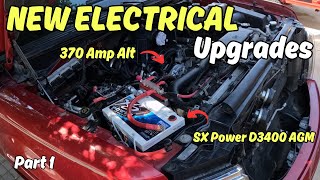 INSTALLING NEW 370 AMP ALTERNATOR AND XS3400 AGM BATTERY ON MY 2010 FORD F150 SpinningwrencheswithJ [upl. by Sinnaoi299]