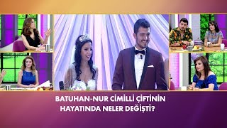 Kısmetse Olurun evlenen çifti Batuhan ve Nur Cimilli şimdi ne yapıyor Müge ve Gülşenle 2 Sayfa [upl. by Uird]