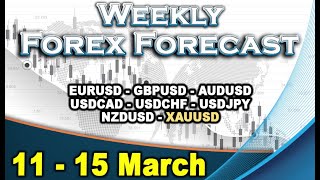 🟩 Weekly Forex Analysis 11  15 March  USD Pairs Trading Ideas [upl. by Noiro]