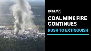 Grosvenor Coal Mine fire prompts fears of another explosion  ABC News [upl. by Adnola]