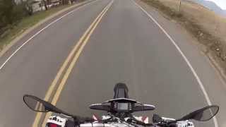 Riding the Aprilia SXV 450 Supermoto [upl. by Ynffit367]