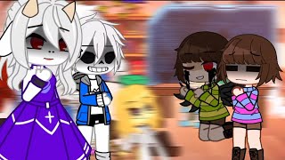 ❤️undertale react to frisk❤️ [upl. by Ardnat56]