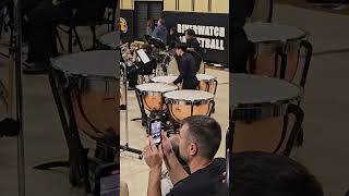 Riverwatch Middle School Symphonic Band with 6th grade band Percussionist Aiden Kim on 8th grade [upl. by Tilney]