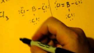 Lewis Dot Structure of BCl3 Boron TriChloride [upl. by Nekcerb]