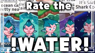 Sorbet Shark Cookie Rating All of the Kingdom Water  Cookie run kingdom [upl. by Zoila66]