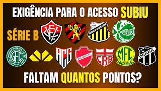 SÉRIE B  Quantos PONTOS para o ACESSO [upl. by Llezo15]