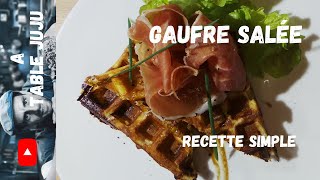 Gaufre au bleu  croustillante et moelleuse  A table Juju [upl. by Kenton17]