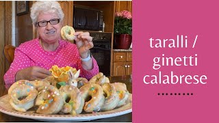 Calabrese Easter Ginetti  Taralli Dolci di Pasqua e67 [upl. by Auqinimod]