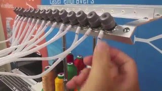 Threading Tensions on your RICOMA Embroidery Machines [upl. by Hut848]