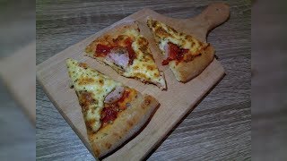 Pizza  Homemade thin crust [upl. by Bak]