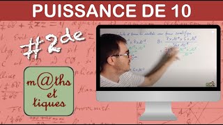 Effectuer des calculs avec des puissances de 10  Seconde [upl. by Fesoy]