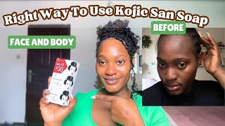 How to Use Kojic San Soap  avoid the side effects mosteffectivemethodtousekojicsansoap [upl. by Shiau]