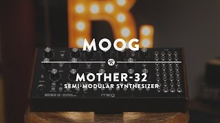 Moog Mother32 SemiModular Synthesizer  Reverb Demo Video [upl. by Nnalyrehc986]