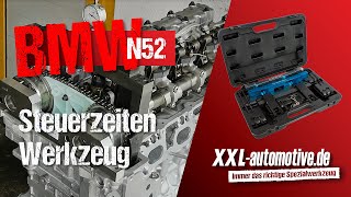 Steuerzeiten Steuerkette einstellen mit Variablen Nockenwelleversteller am BMW mit N52 Motor Code [upl. by Kevyn]