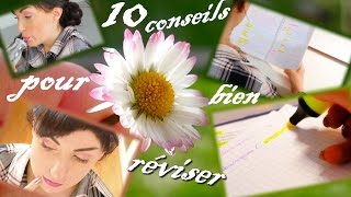 ❥ 10 Conseils pour réviser efficacement en période dexams ♡ Brevet  BAC  BTS ♡ [upl. by Noed]