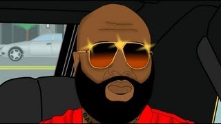 Rick Ross Cartoon Rick Is Hungry [upl. by Llewej708]