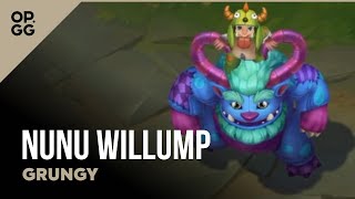 Grungy Nunu Willump  OPGG Skin Review  League of Legends03 Grungy Nunu Willump [upl. by Asabi]