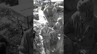 American tank crews talk with locals in Leyte 1944 ytshort tank leyte [upl. by Atiuqat]