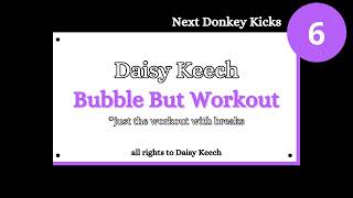 Daisy Keech QUARANTINE BUBBLE BUTT WORKOUT Only the Exercises  Timer  Short Breaks for BEGINNERS [upl. by Katrina]