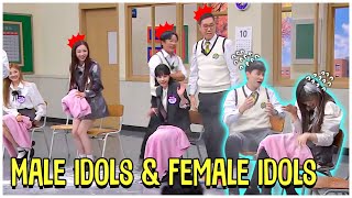 Male Idols And Female Idols Interactions Funny [upl. by Mariand]