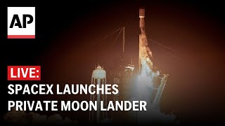 LIVE SpaceX launches private moon lander for Intuitive Machines [upl. by Shu127]