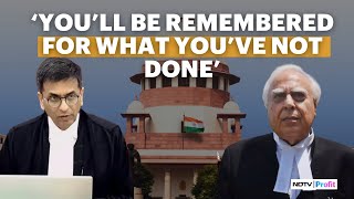 WATCH Kapil Sibals Poetry amp High Praise For Outgoing CJI Chandrachud [upl. by Jarlathus]