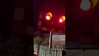 night mode Tesco Rail freight train Awre level crossing Gloucestershire [upl. by Bryant346]