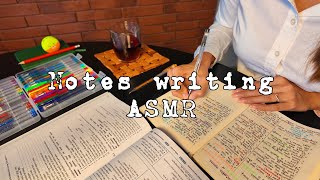 Study with me Handwritten English study notes ASMR No talking no music [upl. by Iridissa549]