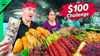 100 Cambodian Street Food Challenge I got scammed [upl. by Maridel]