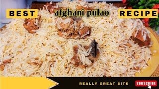 Kabuli Pulao Afghani Pulao simple recipe 😋 by smart cooking [upl. by Dwinnell156]