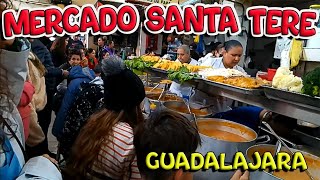 Muy BUENA Comida En El Mercado De Santa TereGuadalajara [upl. by Dorrie]