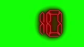 green screen digital countdown  green screen countdown  Green screen Video  Green screen vfx [upl. by Nelo559]