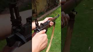 Lee Enfield Rifle No 5 Mk I quotJungle Carbinequot The British rifle from WW2 asmr worldwar2 [upl. by Kerman]